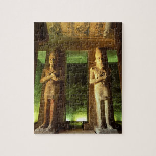 Ägypten, Abu Simbel, Statue von Ramses II., Puzzle