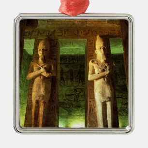 Ägypten, Abu Simbel, Statue von Ramses II., Silbernes Ornament