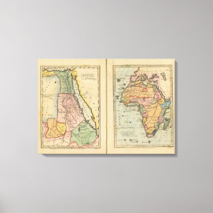 Ägypten, Afrika Leinwanddruck
