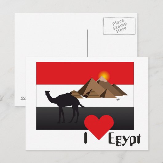 Ägypten - Ägypten - Postkarte (Vorne/Hinten)