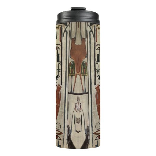 Ägypten Antike Pharao Tombs Farbenfrohe Malerei Ku Thermosbecher (Vorderseite)