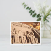 Ägypten - Assuan - Abu Simbel Postkarte (Stehend Vorderseite)