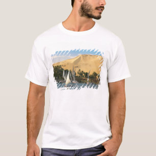 Ägypten, Assuan, Nil, Felucca-Segelschiffe, 2 T-Shirt