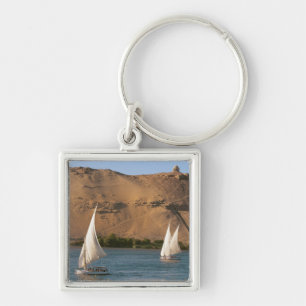 Ägypten, Assuan, Nil, Felucca-Segelschiffe, Schlüsselanhänger