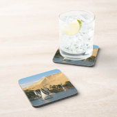 Ägypten, Assuan, Nile River, Felucca Segelboote, 2 Getränkeuntersetzer (Rechte Seite)