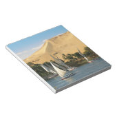 Ägypten, Assuan, Nile River, Felucca Segelboote, 2 Notizblock (angewinkelt)