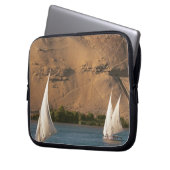 Ägypten, Assuan, Nile River, Felucca Segelboote, Laptopschutzhülle (Vorderseite Links)