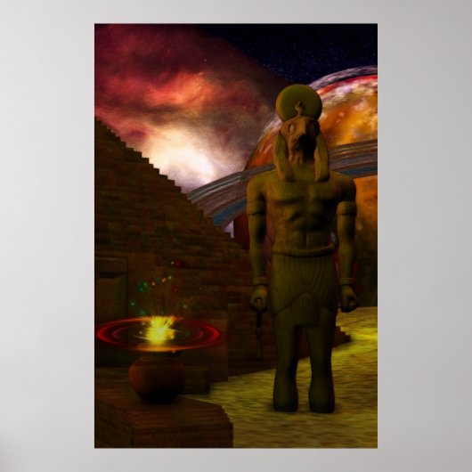 Ägypten Aufstieg der digitalen 3D-Kunst Poster (Vorne)