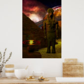 Ägypten Aufstieg der digitalen 3D-Kunst Poster (Küche)