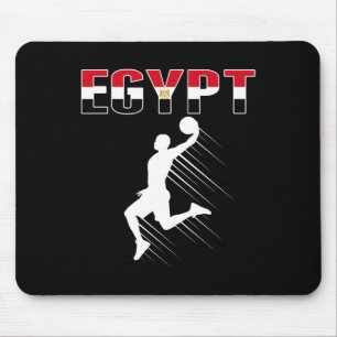 Ägypten Basketball Fans Jersey - Ägyptischer Flagg Mousepad