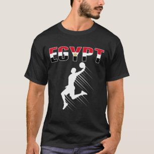 Ägypten Basketball Fans Jersey - Ägyptischer Flagg T-Shirt