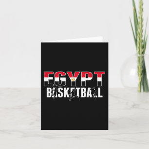 Ägypten Basketball Fans Jersey Proud Ägyptische Sp Karte
