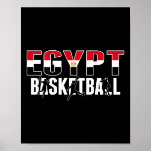 Ägypten Basketball Fans Jersey Proud Ägyptische Sp Poster