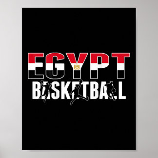 Ägypten Basketball Fans Jersey Proud Ägyptische Sp Poster
