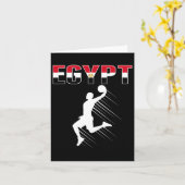 Ägypten Bysketbyll Fans Jersey - Ägyptischer Flagg Karte (Gelbe Blume)