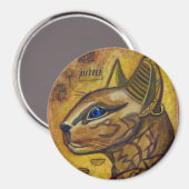 Ägypten Cat Magnet (Vorderseite/Rückseite)