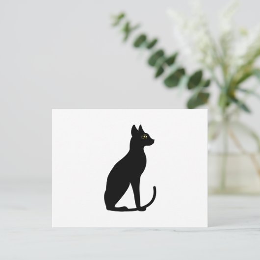 Ägypten Cat Postkarte (Stehend Vorderseite)