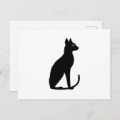 Ägypten Cat Postkarte (Vorne/Hinten)