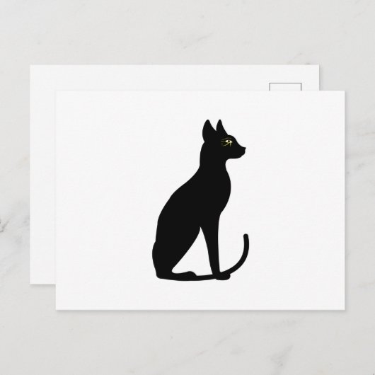 Ägypten Cat Postkarte (Vorne/Hinten)