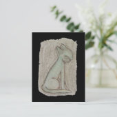 Ägypten Cat Postkarte (Stehend Vorderseite)