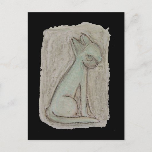 Ägypten Cat Postkarte (Vorderseite)