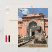 Ägypten, Das ägyptische Antiquitätenmuseum, Kairo Postkarte (Vorne/Hinten)