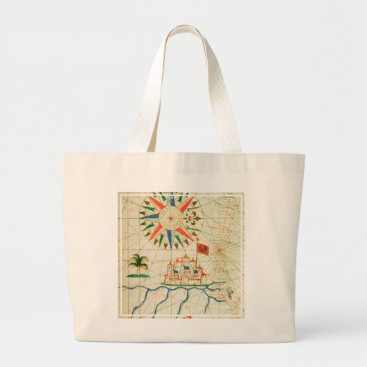 Ägypten, der Fluss Nil und Kairo Jumbo Stoffbeutel (Vorne)