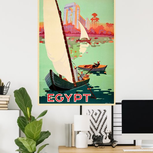 Ägypten Der Nil Poster (Heimbüro)