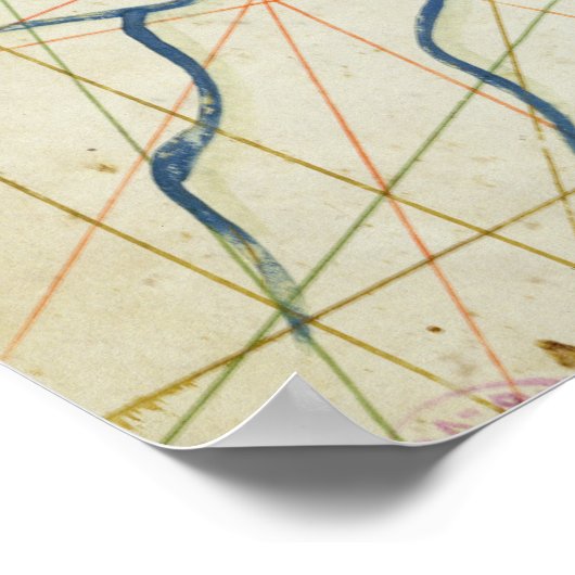 Ägypten, der Nil und Kairo Poster (Ecke)