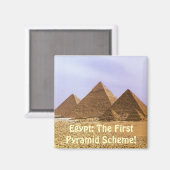 ÄGYPTEN: Die erste Pyramidenregelung mit dem Funny Magnet (Vorderseite/Rückseite)