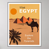 Ägypten, die Pyramiden erkunden, Poster (Vorne)