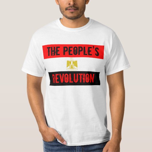 ÄGYPTEN DIE REVOLUTION DER LEUTE T-Shirt (Vorderseite)