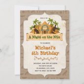 Ägypten-Einladung Einladung (Vorderseite)