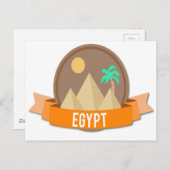 Ägypten einzigartig postkarte (Vorne/Hinten)