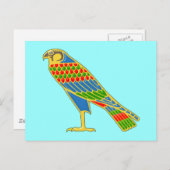 Ägypten Falke Eigypt falcon Postkarte (Vorne/Hinten)