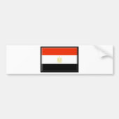 Ägypten-Flagge Autoaufkleber (Vorne)