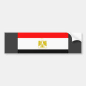 Ägypten-Flagge Autoaufkleber (Vorne)