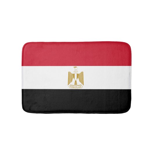 Ägypten-Flagge Badematte (Vorderseite)