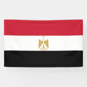 Ägypten-Flagge Banner (Horizontal)