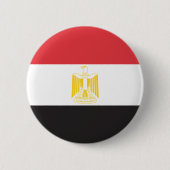 Ägypten-Flagge Button (Vorderseite)