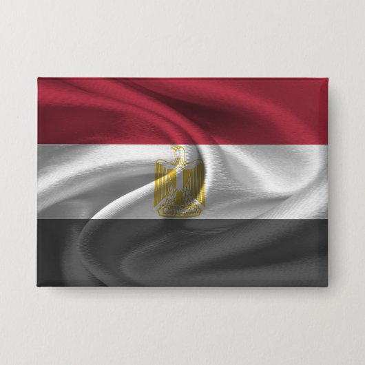 Ägypten-Flagge-Button Button (Vorderseite)