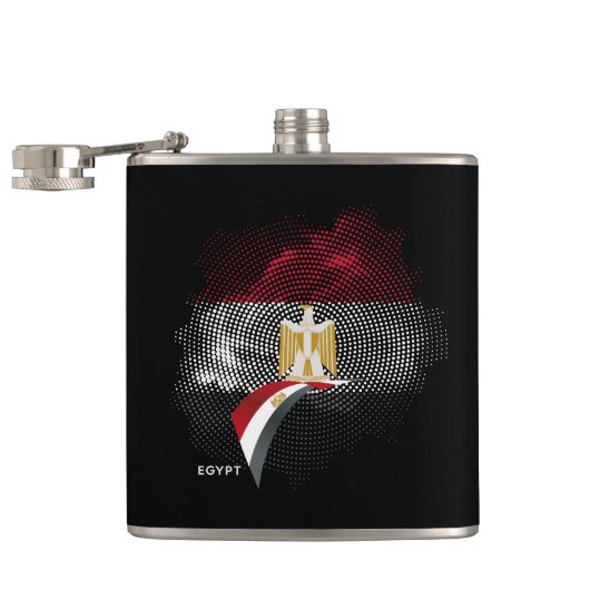 Ägypten-Flagge Flachmann (Geöffnet)