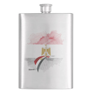 Ägypten-Flagge Flachmann
