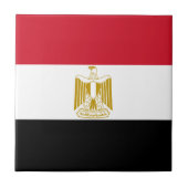 Ägypten-Flagge Fliese (Vorderseite)