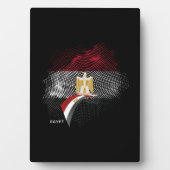 Ägypten-Flagge Fotoplatte (Vorderseite)
