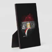 Ägypten-Flagge Fotoplatte (Seite)