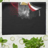 Ägypten-Flagge Geschirrtuch (Gefaltet)