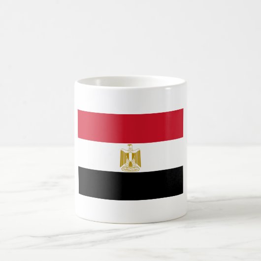 Ägypten-Flagge Kaffeetasse (Mittel)