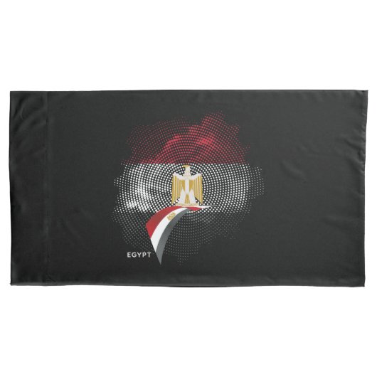 Ägypten-Flagge Kissenbezug (Vorderseite)