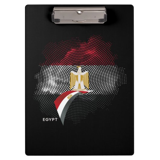 Ägypten-Flagge Klemmbrett (Vorderseite)